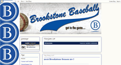 Desktop Screenshot of brookstonebaseball.com