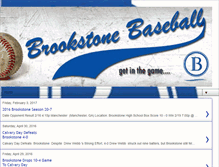 Tablet Screenshot of brookstonebaseball.com